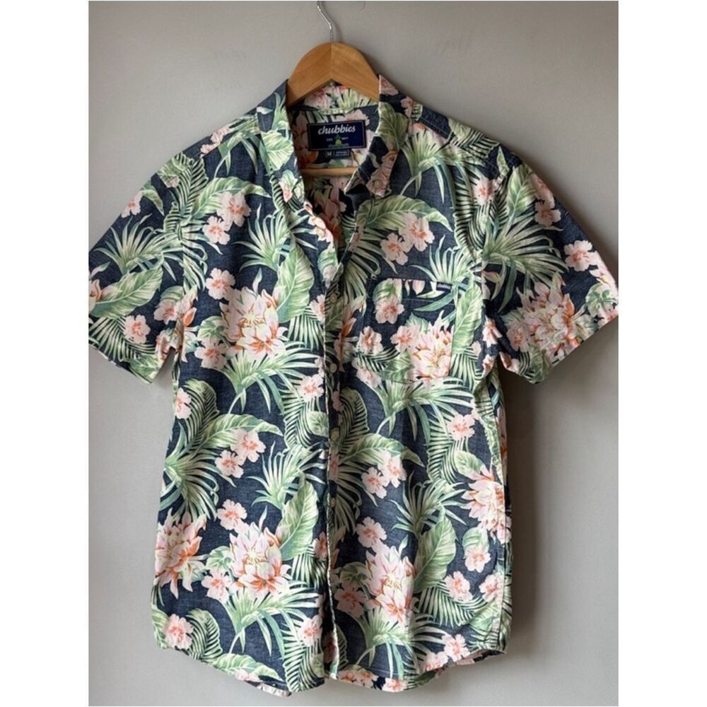 Chubbies Tiki Tropical Hawaiian Floral Shirt